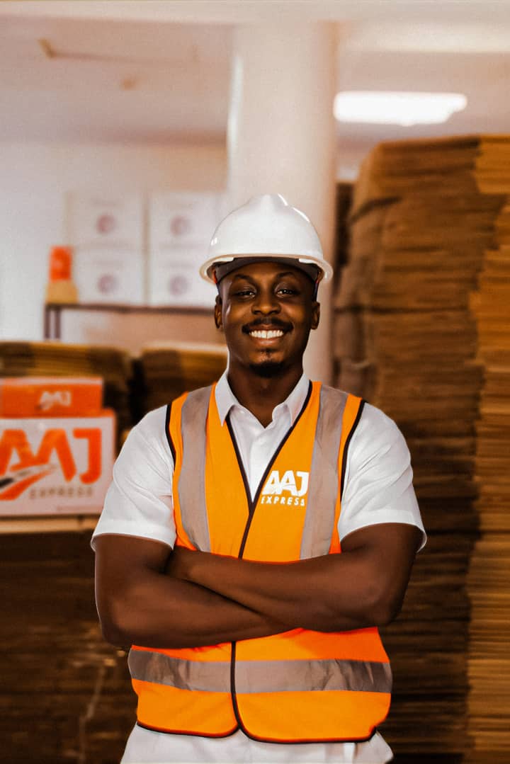 AAJ Express logistics worker